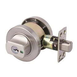 Lockwood Paradigm 005 Deadbolt Round Rose Double Cylinder SSS Universal Pack - 005/B1SSDP