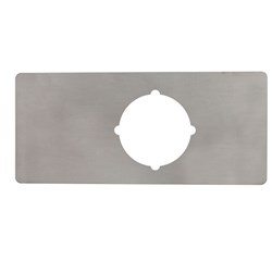 ADI Door Scar Plate to suit 60mm and 70mm Backset Brava Urban and Lockwood 530/930 Locksets, Stainless Steel, Pack of 1 - SS493