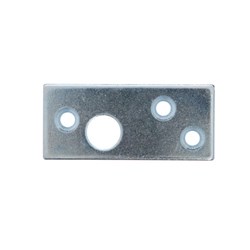 ADI Flat Strike to suit 5004 Series Lockable Bolts, Zinc Plate - 5004STRIKE