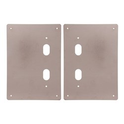 BDS MORTICE DRESS PLATE SSS DPML165 165x230x1.5MM Pkt=2