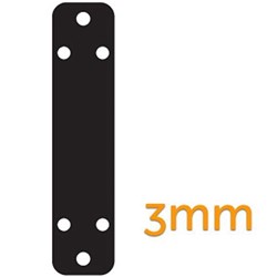 BDS Packer to suit ADI SL5 Bolt 3mm Black Acrylic - 09351244