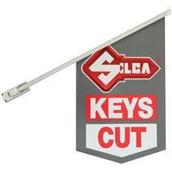 Silca Marketing Flag "Silca Keys Cut"