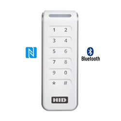 HID Signo 20K Series Keypad Reader White Seos Profile with Pigtail Connection - 20KNWS-01-000000