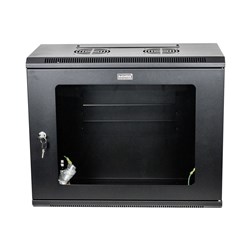 Datatek 9RU 300mm Deep Wall Mount Data Cabinet 600Wx300Dx500Hmm - 24B9RW63