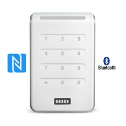 HID Signo 40K Series Keypad Reader White Smart Profile with Pigtail Connection - 40KNWS-02-000000