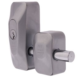 ADI 444 Double Blocklok, Rear Fixing in Satin Chrome, Keyed to Differ - 444DDSC