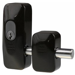 ADI 444 Double Blocklok, Rear Fixing in Florentine Bronze, Keyed to Differ - 444DDFB