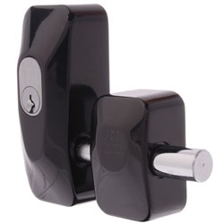 ADI 444 Double Blocklok, Rear Fixing in Black, Keyed to Differ - 444DDBLK