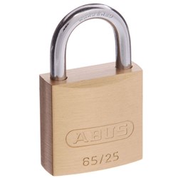 ABUS 65 Series Premium Padlock with 25mm Brass Body and 14mm Hardened Steel Shackle KA 6251 - 65/25KA11