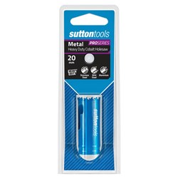 Sutton Bi-Metal Cobalt ULTRA Holesaw, 36mm Cutting Depth, 20mm Diameter - H1050200
