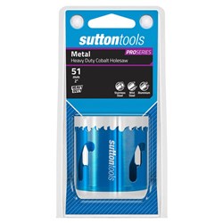 Sutton Bi-Metal Cobalt ULTRA Holesaw, 36mm Cutting Depth, 51mm Diameter - H1050510