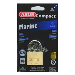 ABUS 65 Series Premium Padlock Weather Resistant with 40mm Brass Body and 23mm Stainless Steel Shackle KD Display Pack - 65IB/40C