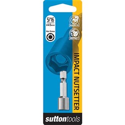 Sutton Supabit Magnetic Nutsetter, 5/16" Size, 45mm Length, Trade Pack of 1 - S1330845