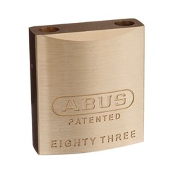 ABUS 83 Series Premium Rekeyable Padlock with 45mm Brass Body Less Shackle KD - 8345NLS