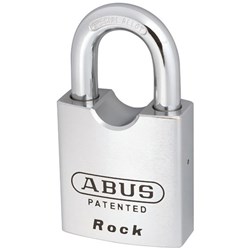 ABUS Rock Series Premium High Security Rekeyable Padlock with 55mm Hardened Steel Body and 38mm Hardened Steel Shackle KA 4302 - 8355NKA2