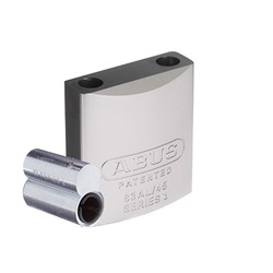 ABUS 83AL Series Premium Rekeyable Padlock with 45mm Silver Aluminium Body Less Shackle Less Plug - 83AL45NNATB