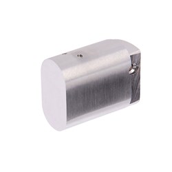 ABUS Oval Cylinder Dummy Extended 38mm Satin Chrome