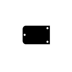 BDS Acrylic Packing Plate to suit Kaba Night Latch 10mm