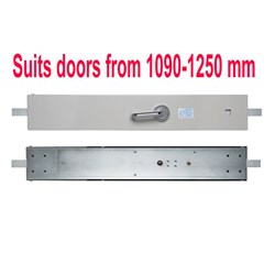 ADI 2 Point Locking Bar LB702-1/335 LH with Internal Lever and External Lever, Key Locking and Indicator for Doors 1080-1250mm  - ADI7021335LH