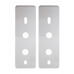 ADI Door Scar Plates to suit Lockwood 530 Cortex, 230x75x1.6mm, Pack of 2 - CTXSPSSS