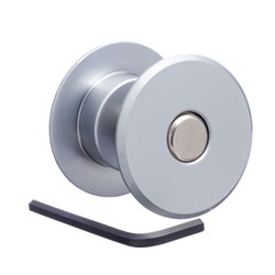 ADI Filler Plate Kit to suit 201 Cylinder Holes up to 45mm Diameter, 4 Hour Fire Rated, Powder Coated Satin Chrome finish - FP201KIT