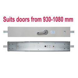ADI 2 Point Locking Bar LB702-1/175 LH with Internal Lever and External Lever, Key Locking and Indicator for Doors 930-1080mm  - ADILB7021175LH
