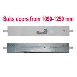 ADI 2 Point Locking Bar LB802-1/335 LH with Internal Lever and External Key Locking and Indicator for Doors 1080-1250mm  - ADILB8021335LH