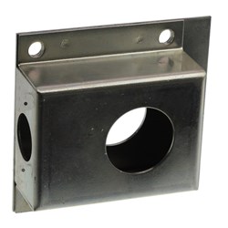 ADI Lock Mounting Box for Gates to suit 60mm Backset Deadbolts, Supplied Without Cylinder Collar - G393/60BO