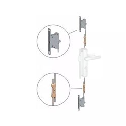 Austral Lock 3 Point Kit Rod Operated for Elegance Series Hinge Security Door Lock Adjustable Rod - H14R/A