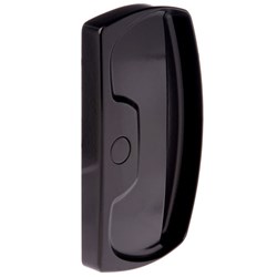 Austral Flat 15mm Outer Pull with Cylinder Hole in Black to suit Yarra Ridge range - YR1D/BLMT