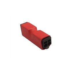 Jack Fuse ATMOD with 10K/10K Resistors, Red, Pack of 48 - ATMOD10-48