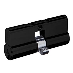 BRAVA Metro Euro Double Cylinder with Lazy Cam LW5 Profile Rekeyable Matt Black 70mm - 9555-3 BRM905553MB