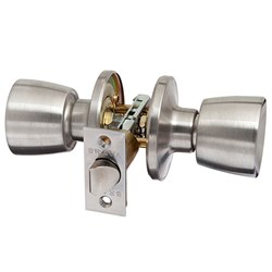 BRAVA Urban Tiebolt Tulip Privacy Knob Set with Adjustable 60/70mm Backset Satin Stainless Steel - BRT6610B