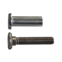 BDS Blocker Plate Sex Bolt M8 Thread Extended for Doors 50-65mm Stainless Steel - M8SEXBOLTSSEXT