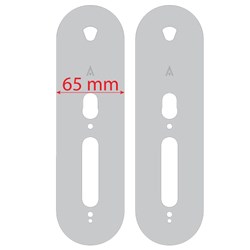 SALTO COVER PLATES for XS4  ESCUTCHEON RANGE - 65MM WIDE