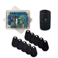 CS Technologies ACE Wiegand Single Door Access Controller Kit with CS Technologies Reader and 10 Neptune Prox Fobs