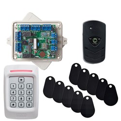 CS Technologies ACE Wiegand Single Door Access Controller Kit with Programming Keypad, CS Technologies Reader & 10 Neptune Prox Fobs