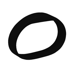 SALTO Silicon Wristband, DESFire 2K in Black, Extra Large Size, Pack of 5 - CWSXLD207BK005