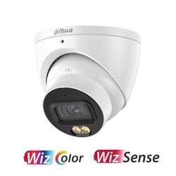 Dahua WizColor Series 5MP Eyeball Network Camera with 2.8mm Fixed Lens, IP67 - DH-IPC-HDW2549EMP-S-PRO-ANZ