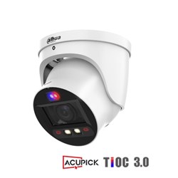 Dahua WizSense Series 8MP TiOC 3.0 Active Deterrence Eyeball Network Camera with 2.7-13.5mm Varifocal Lens and AcuPick Technology, IP67 - DH-IPC-HDW3849H-ZAS-PV-ANZ-S2