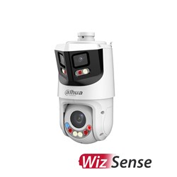 Dahua X-Spans Series Twin TiOC 4MP PTZ and 2x4MP Duo Panoramic Network Camera, 25x Optical Zoom with Starlight Technology, IP66 - DH-SDT4E425-8P-GB-APV1
