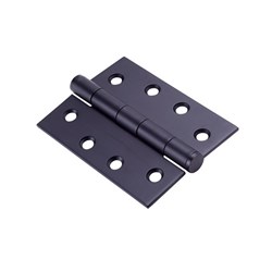 dormakaba Butt Hinge Fixed Pin 100x75x2.5mm Black - DKH10075FPBLK 9401900100306