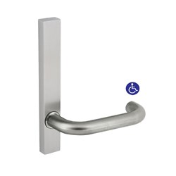 dormakaba Furniture Narrow Square End Plate Concealed Fix with 70 Lever SSS - 6405/70SSS 9400000016594