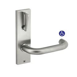 dormakaba Furniture Square End Plate Visible Fix with Disabled Turn & 70 Lever SSS - 6607/70SSS 9400000016608