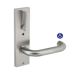 dormakaba Furniture Square End Plate Visible Fix with Indicating Disabled Turn & 70 Lever SSS - 6657/70SSS 9400000016611