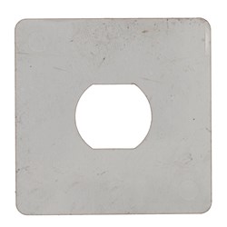 BDS Cam Lock Anti Spin Plate Concealed Fix SS 50x50x1.5mm