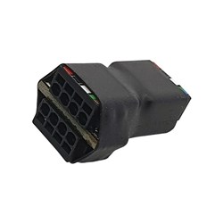 Jack Fuse Quick Connect 4 Way Splitter for RS485/OSDP/4 Core Card Readers, Pack of 10 - FASTR4S-10