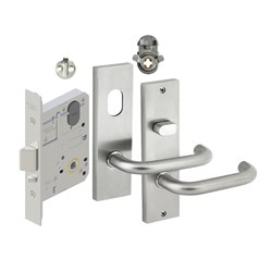 Dormakaba MS2602 Entrance Lock Kit with 6600 Square End Plate Furniture, Cam and Adaptor - KIT3T MS2602 6600/70 6603/70 Cam KW Adaptor SA-KZ