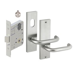 Dormakaba MS2602 Classroom Lock Kit with 6600 Square End Plate Furniture and Cam - KIT6T MS2602 6600/6606/70 Cam KZ