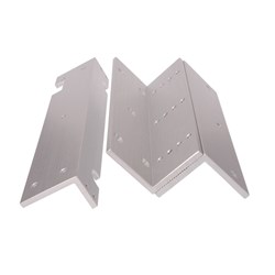 LOX L&Z Bracket for Single Electro Magnetic Lock EM3500, EM3500M and EM4700 - AMZB4-LP